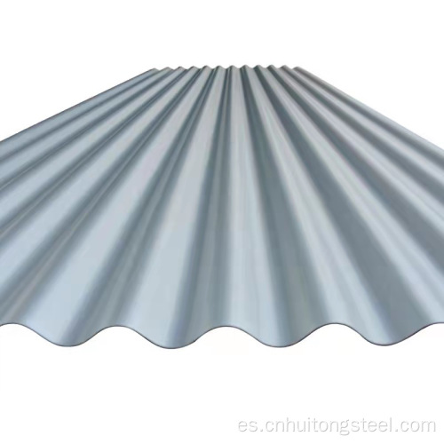 Hojas de techos recubiertos de color de acero de aluminio corrugado